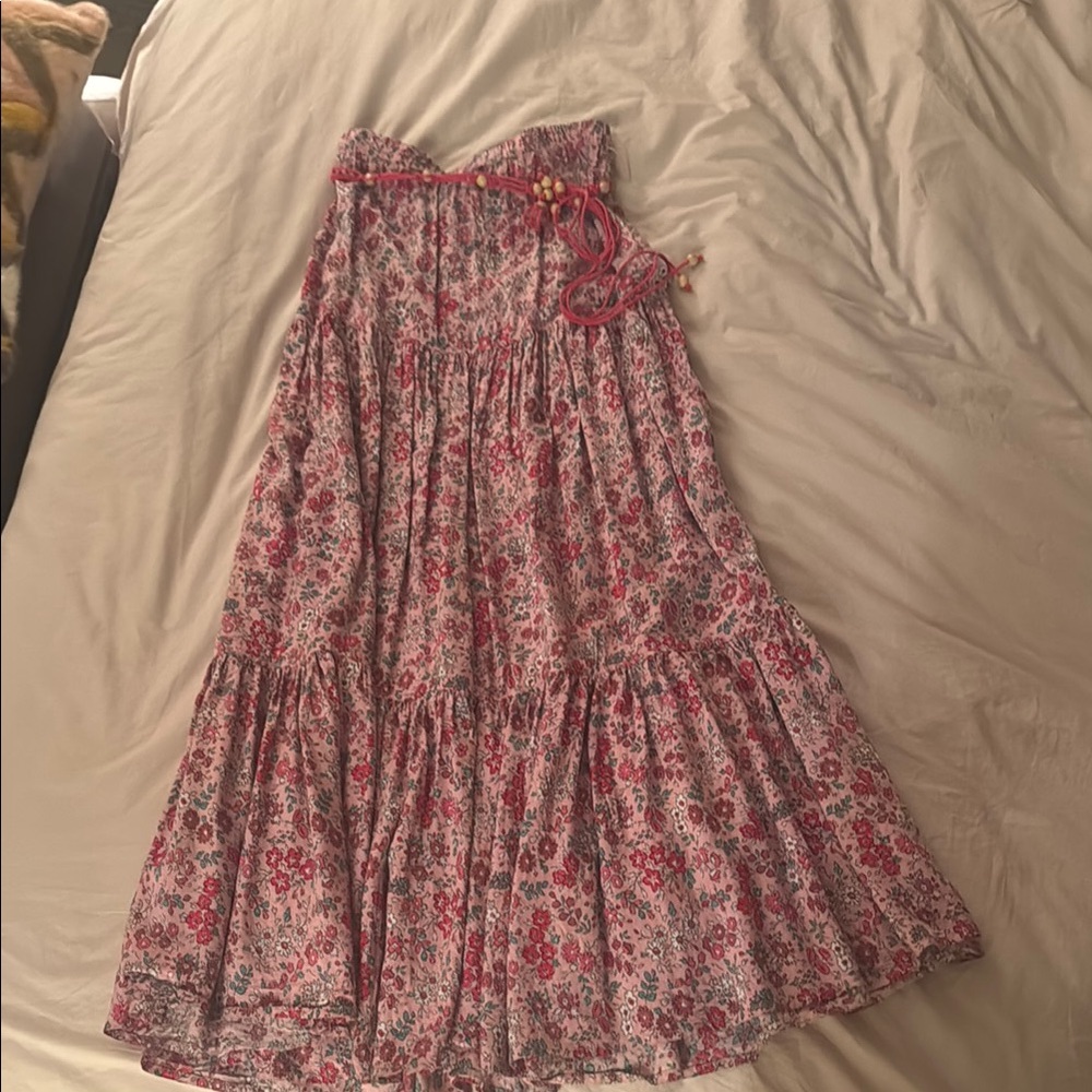 Bohemian Pink Maxi skirt